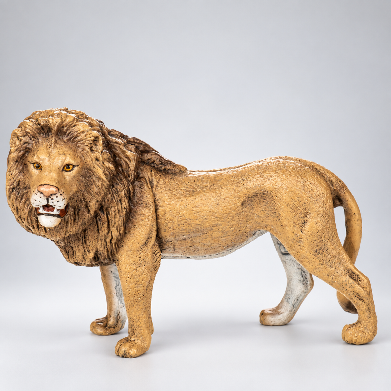 Lion Vienna Bronze Miniature – Cold Painted