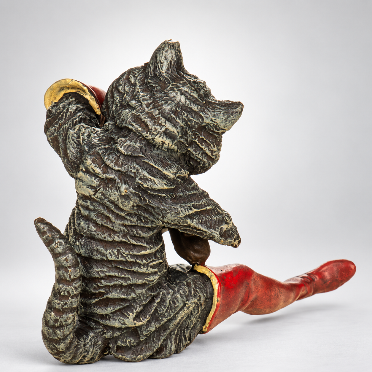Puss in Boots Vienna Bronze Figurine – Cold Painted