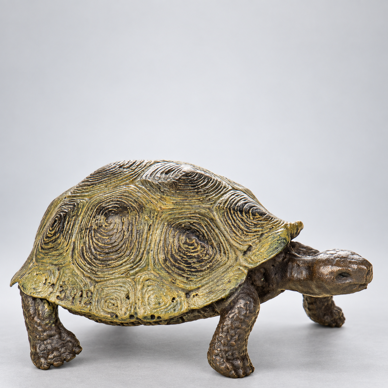 Tortoise Vienna Bronze Miniature – Cold Painted – view 1