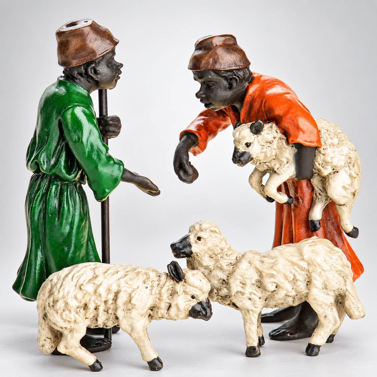 Vienna Bronze Figurine – Cold Painted Miniature