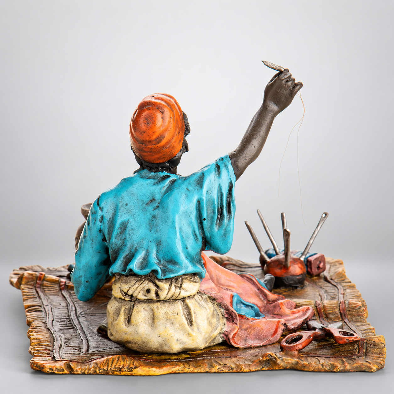 Tailor Vienna Bronze Figurine – Cold Painted Miniature
