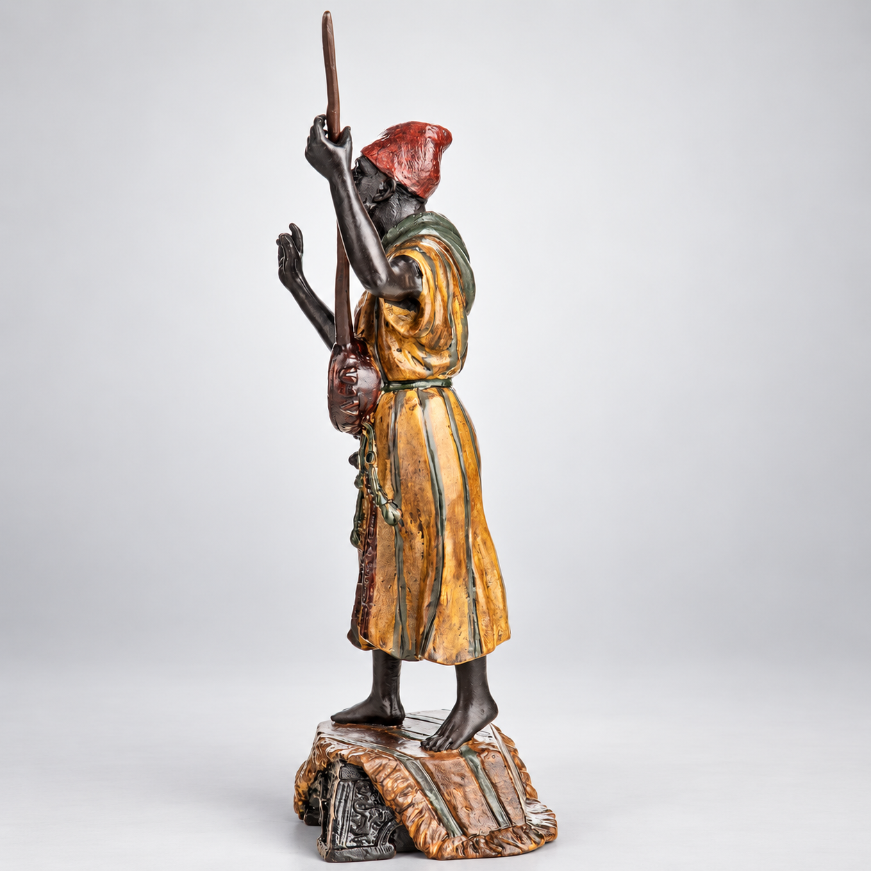 Musician Vienna Bronze Figurine – Cold Painted