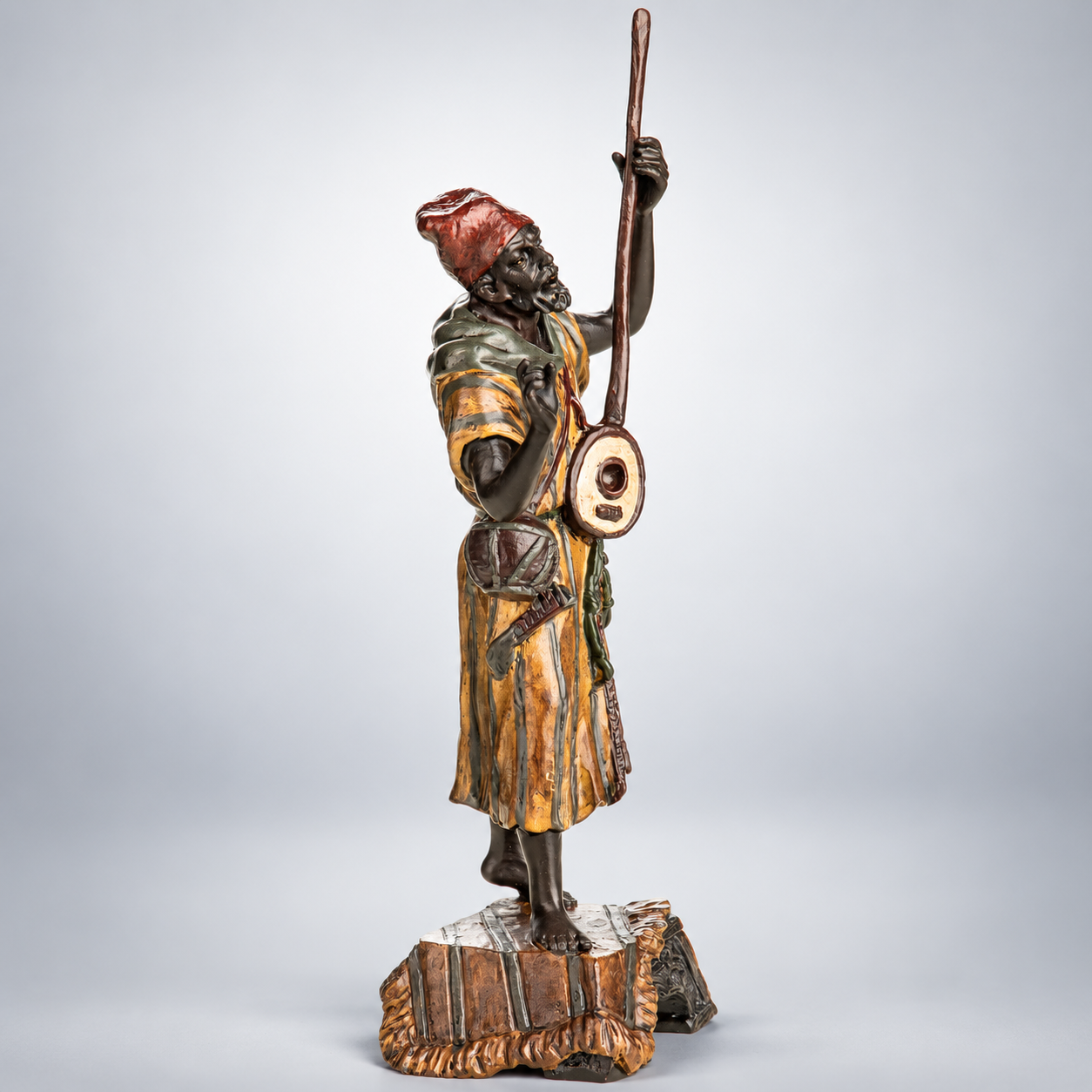 Musician Vienna Bronze Figurine – Cold Painted