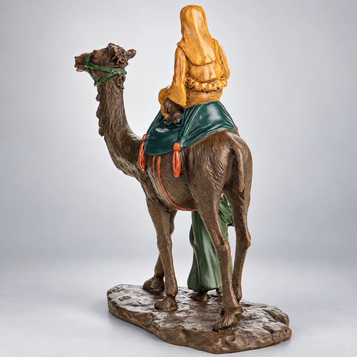Arab with Camel Vienna Bronze Figurine – Cold Painted