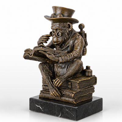 Darwin Monkey | Animal Sculptures | Home Decor | Handcrafted