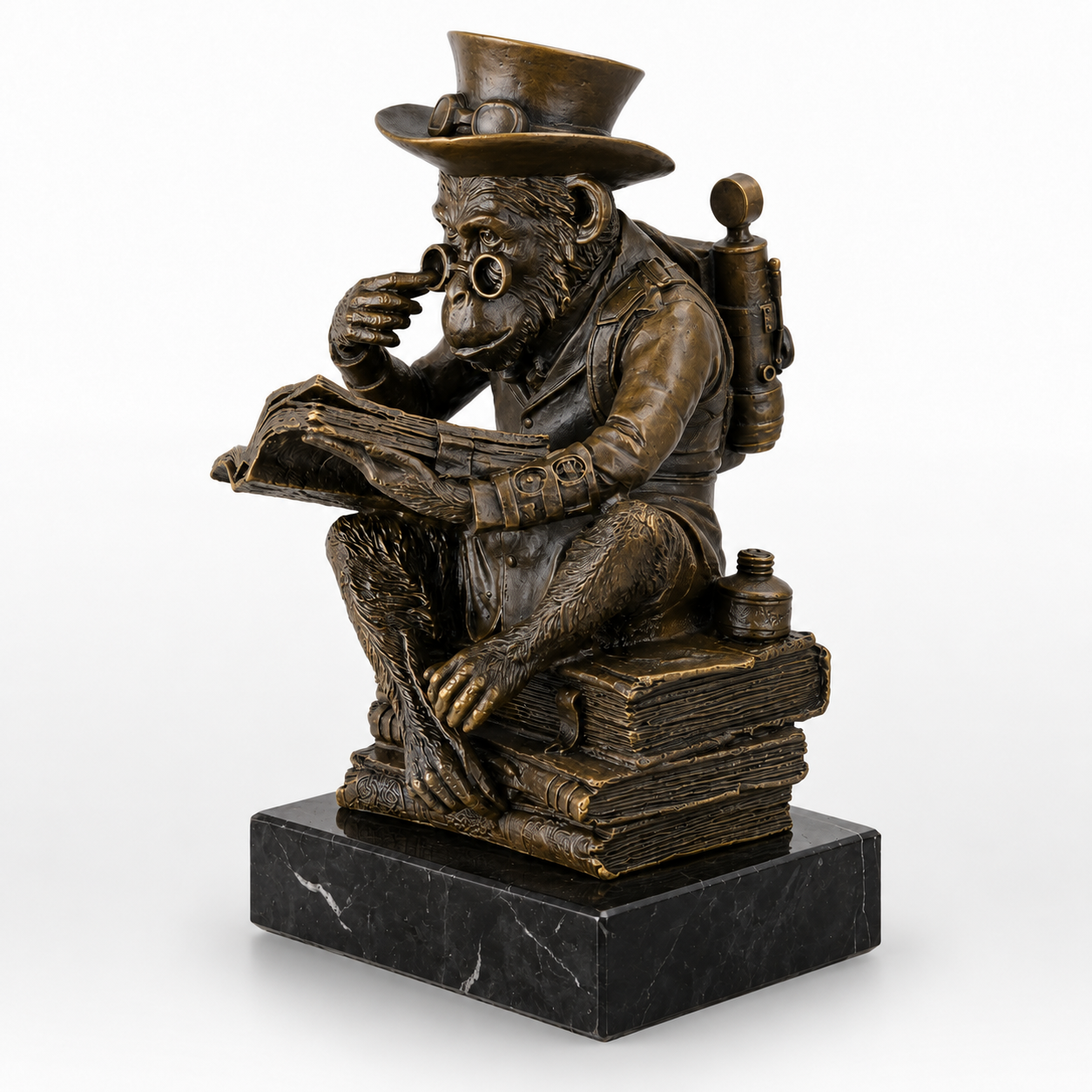 Darwin Monkey | Animal Sculptures | Home Decor | Handcrafted