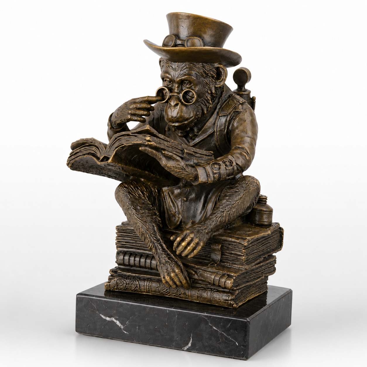 Darwin Monkey | Animal Sculptures | Home Decor | Handcrafted