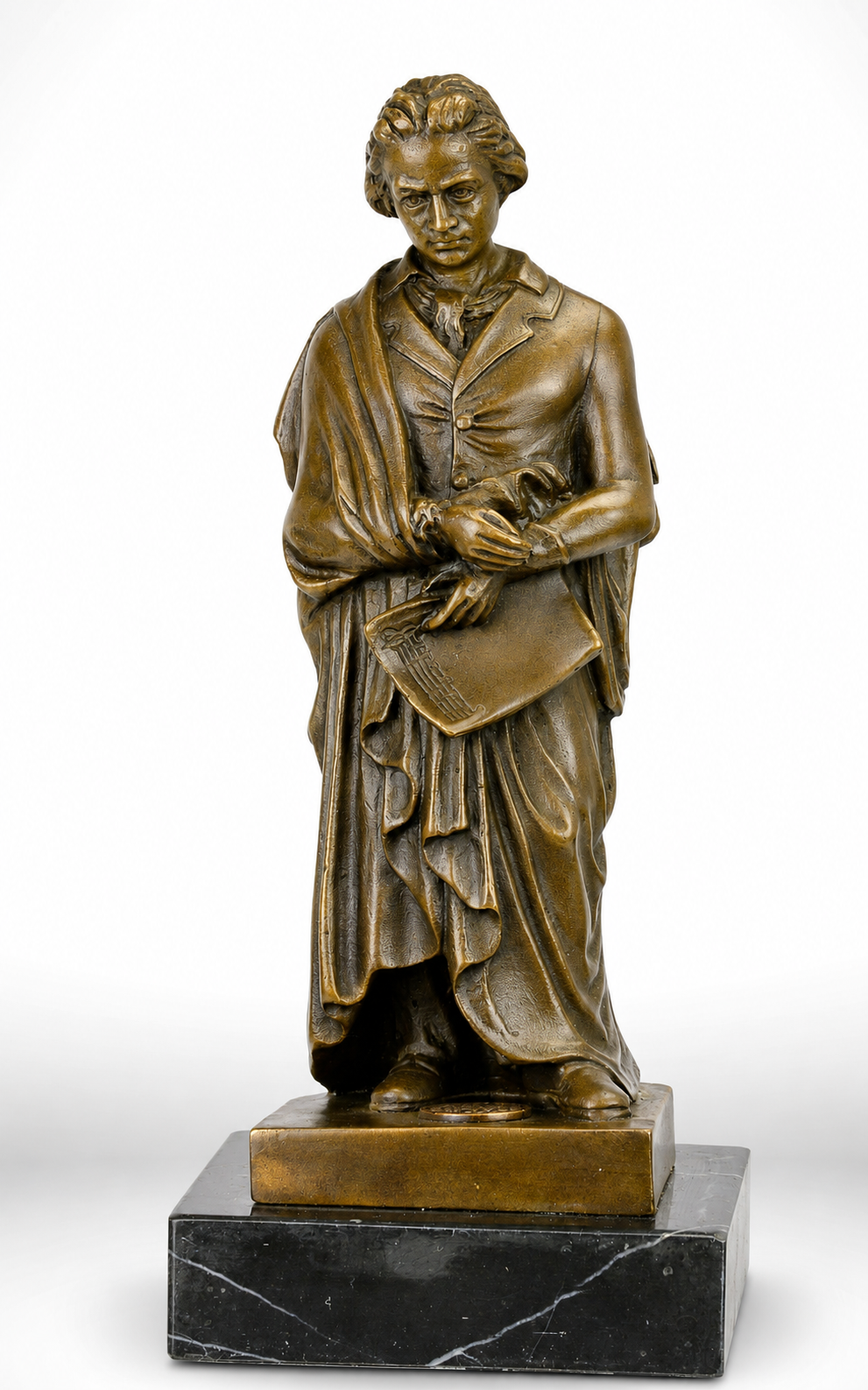 Beethoven Standing Statue | Handcrafted Bronze Decor
