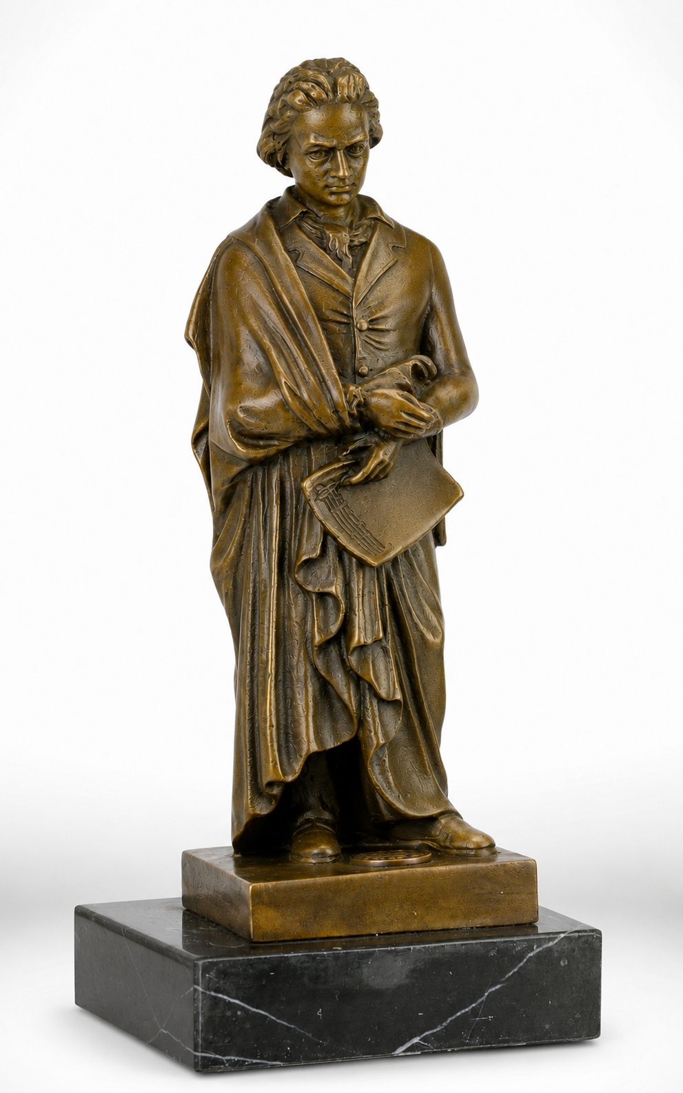 Beethoven Standing Statue | Handcrafted Bronze Decor