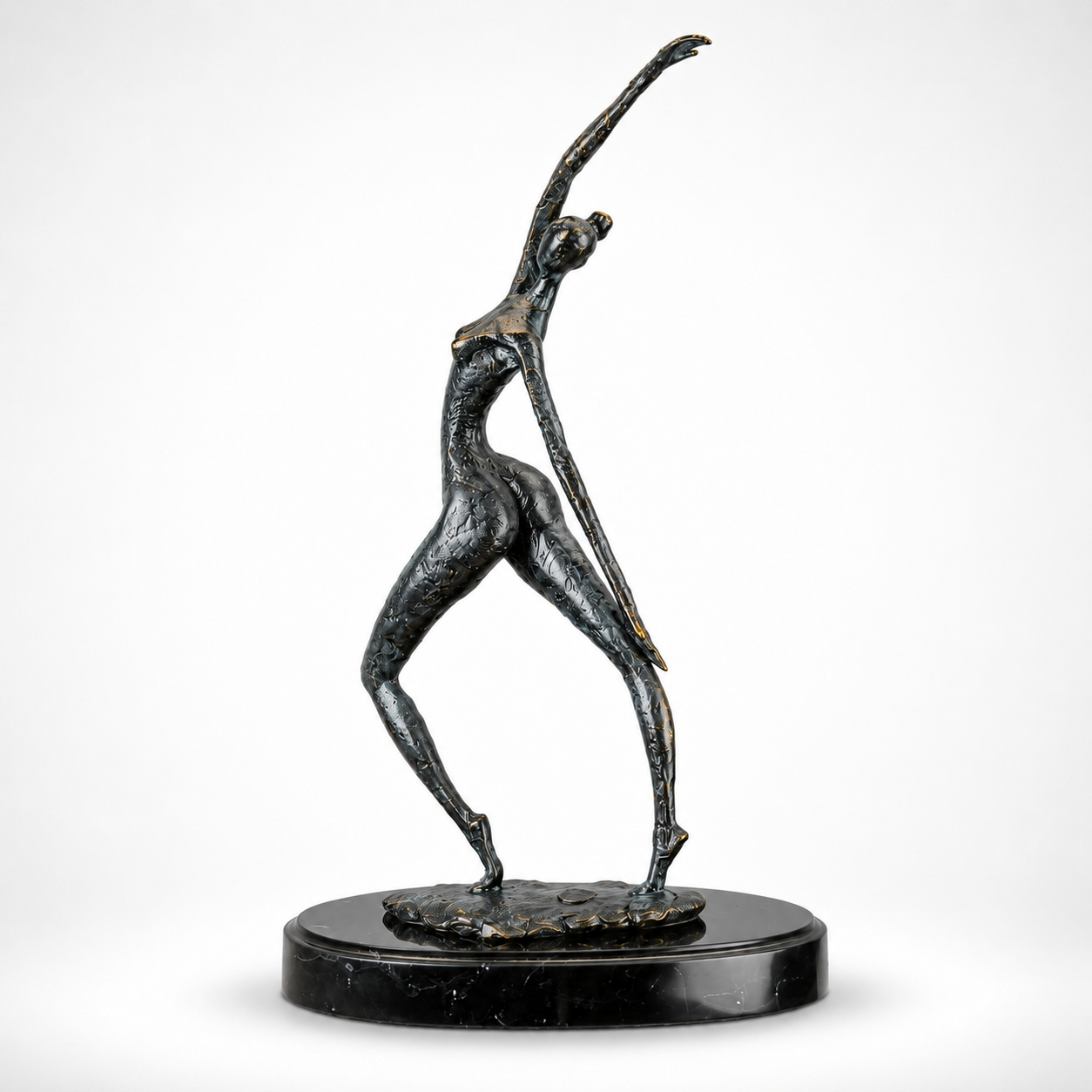 Modernist Bronze Sculpture of a Female Nude | Handcrafted Bronze Decor