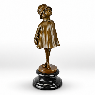 Little Girl | Handcrafted Bronze Decor | Unique Home Accent