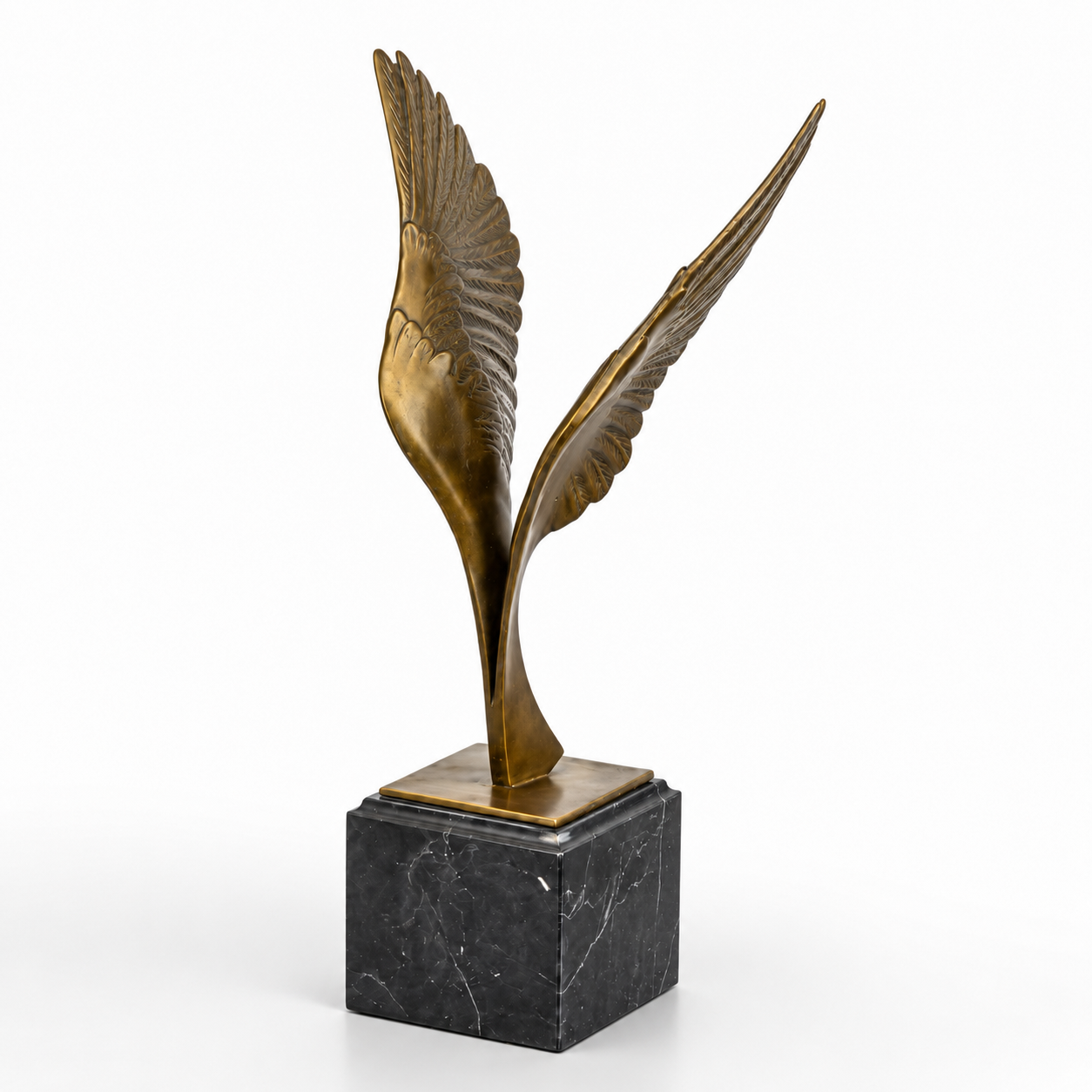 Pair of Wings | Handcrafted Bronze Decor | Unique Home Accent