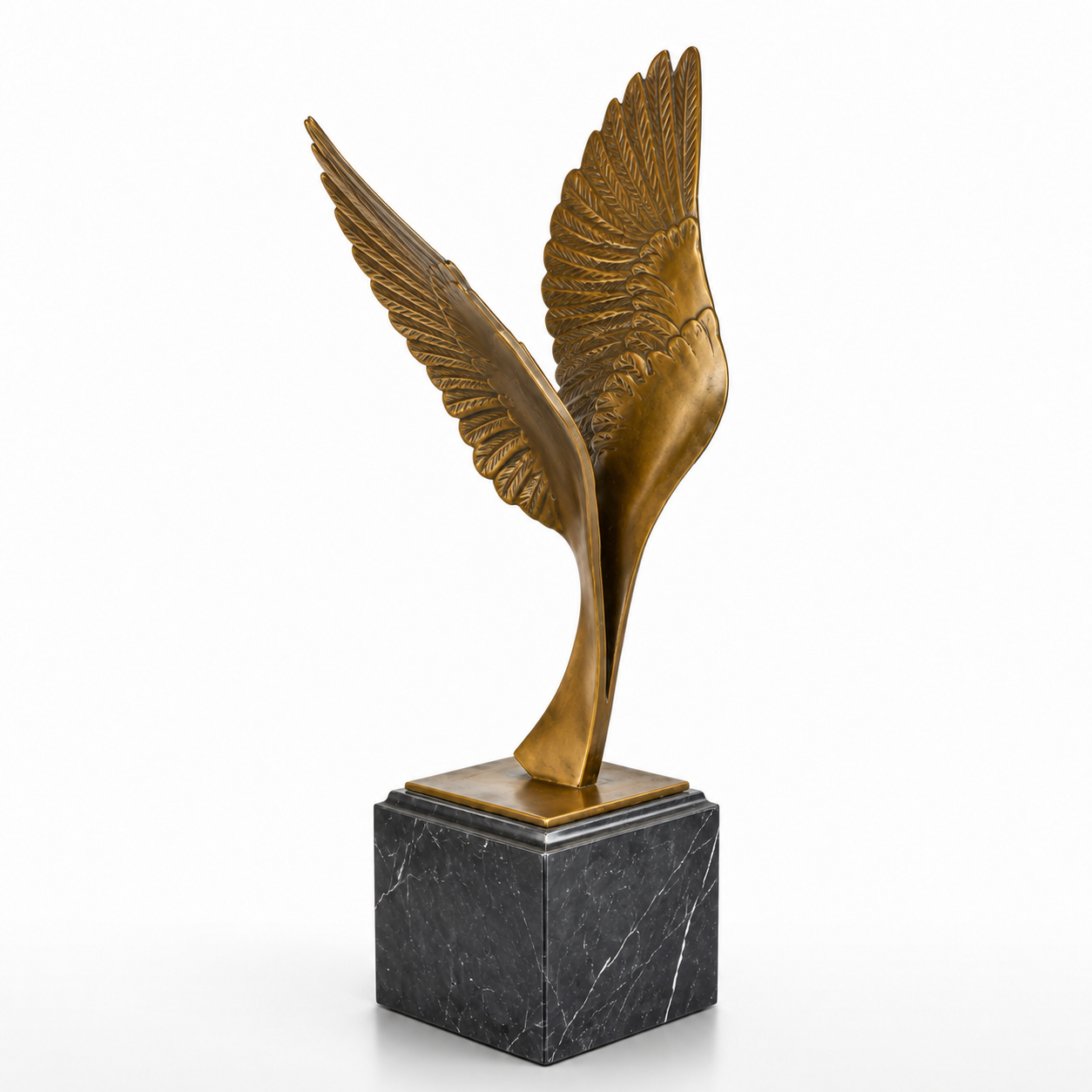 Pair of Wings | Handcrafted Bronze Decor | Unique Home Accent