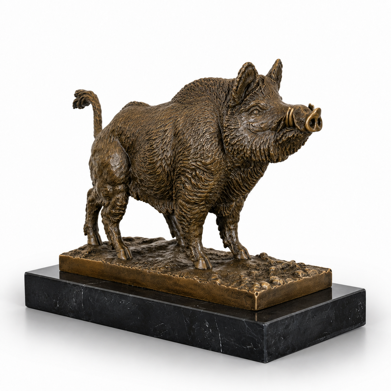 Wild Boar Sculpture | Animal Sculptures | Home Decor | Handcrafted