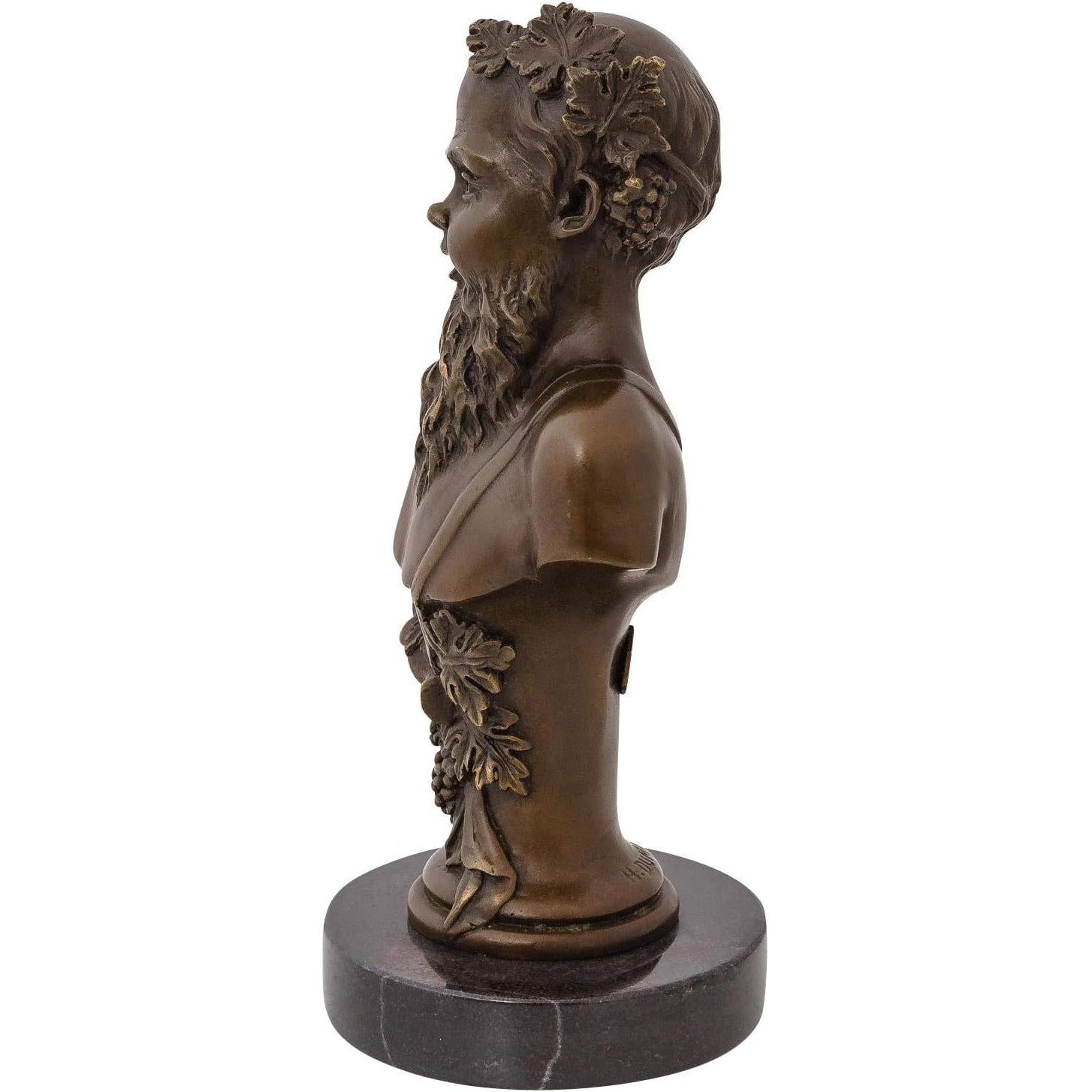 Bearded Classical Bust | Handcrafted Bronze Decor
