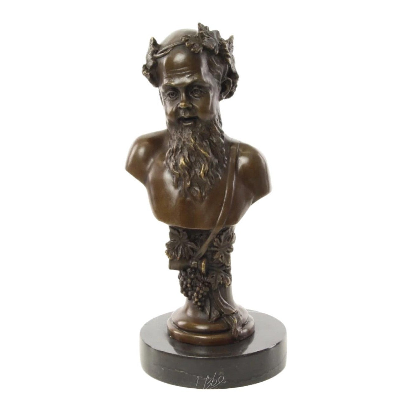 Bearded Classical Bust | Handcrafted Bronze Decor