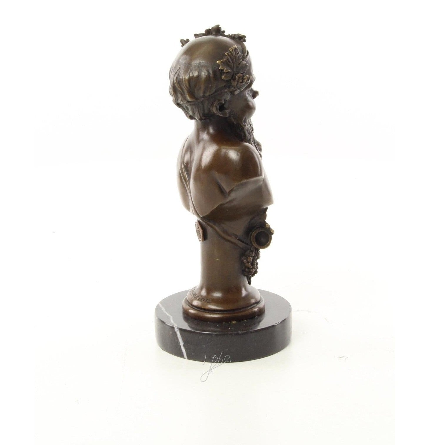 Bearded Classical Bust | Handcrafted Bronze Decor