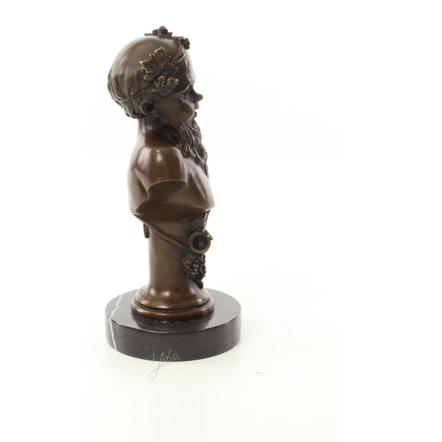 Bearded Classical Bust | Handcrafted Bronze Decor