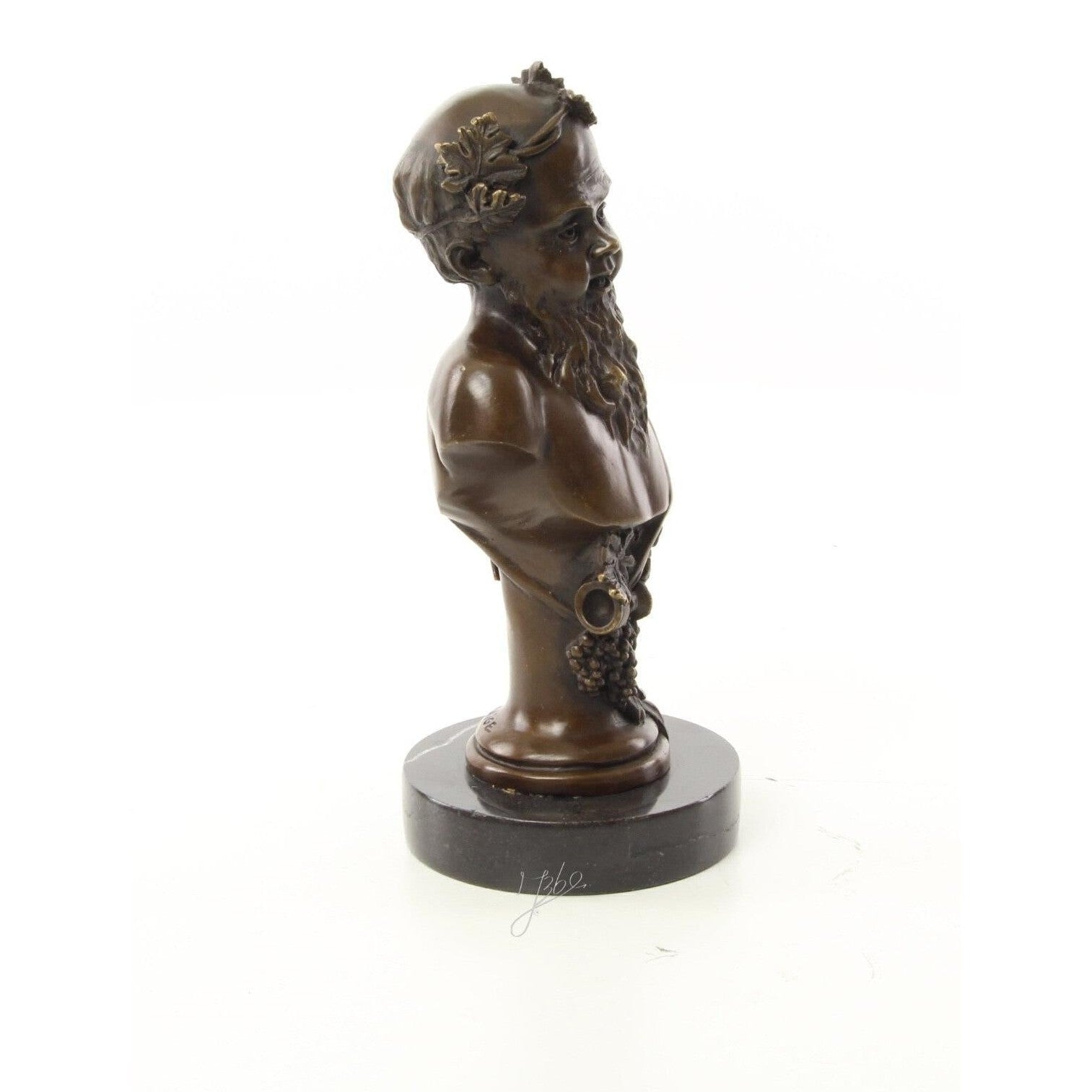 Bearded Classical Bust | Handcrafted Bronze Decor