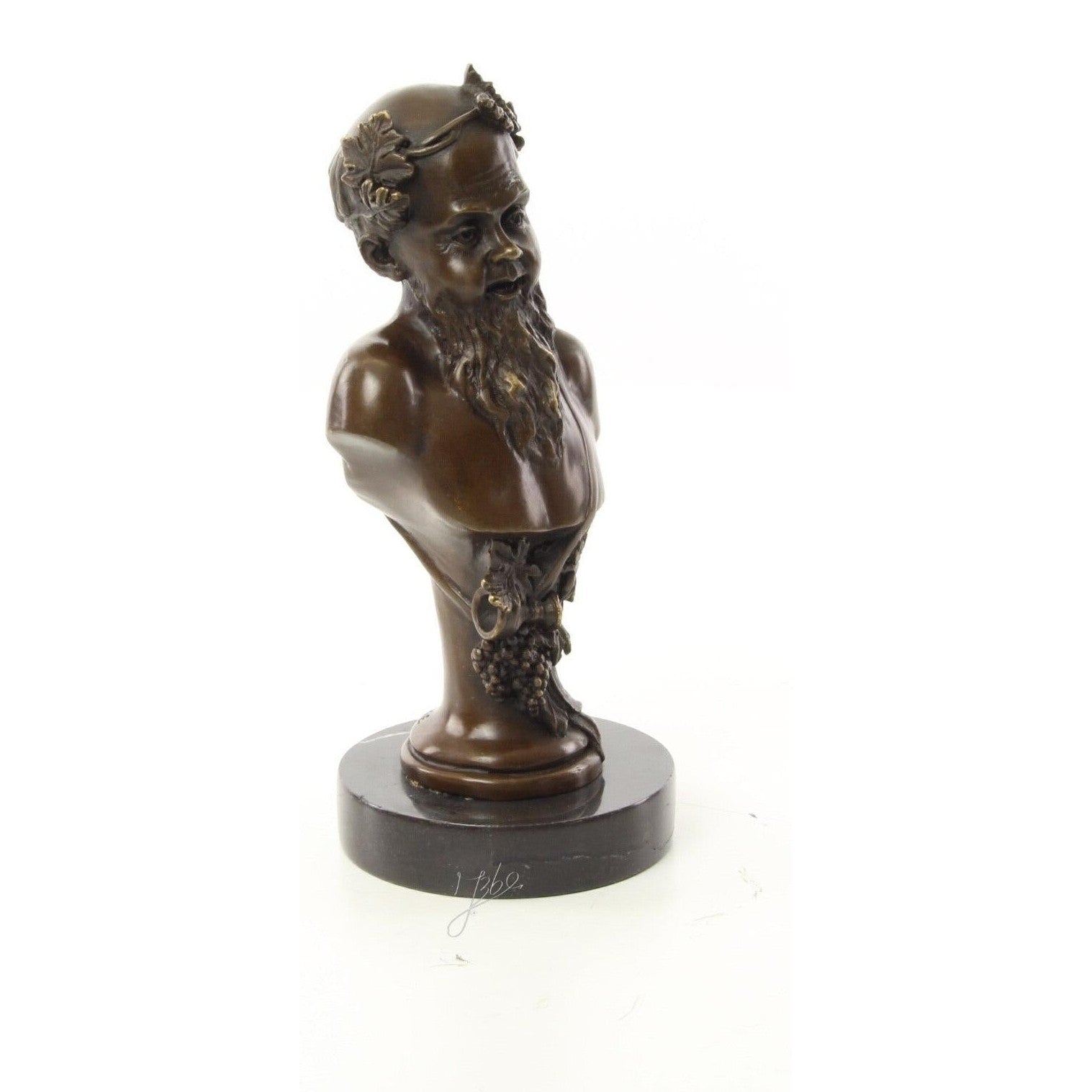 Bearded Classical Bust | Handcrafted Bronze Decor