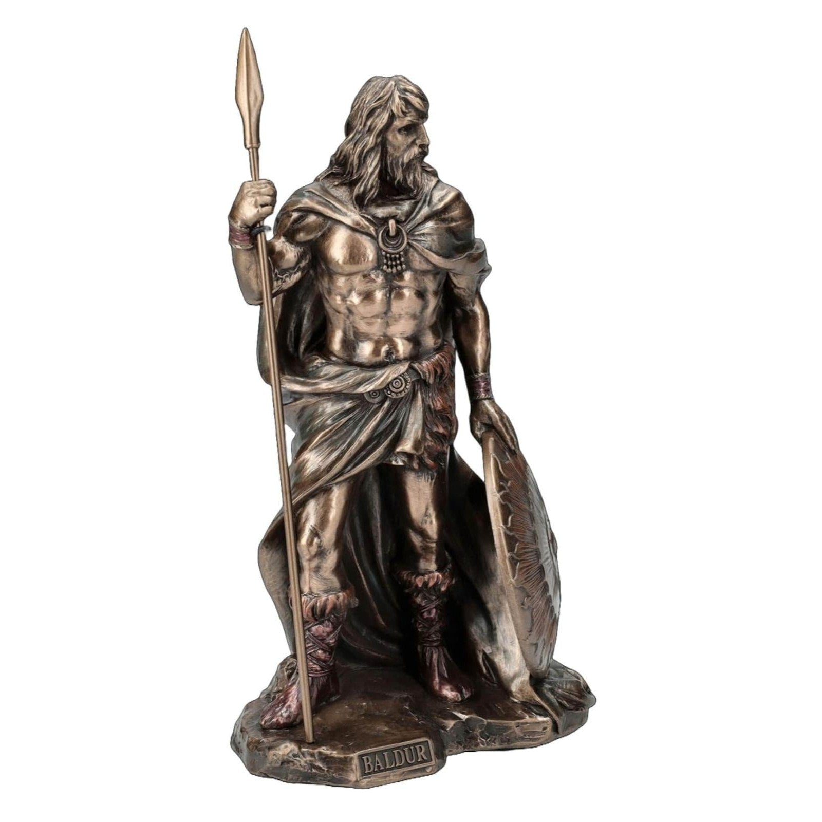 Baldur Viking Warrior Statue | Handcrafted Bronze Decor