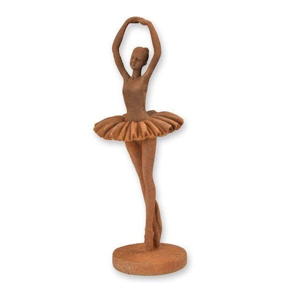 Ballet Dancer Pose Sculpture | Handcrafted Bronze Decor