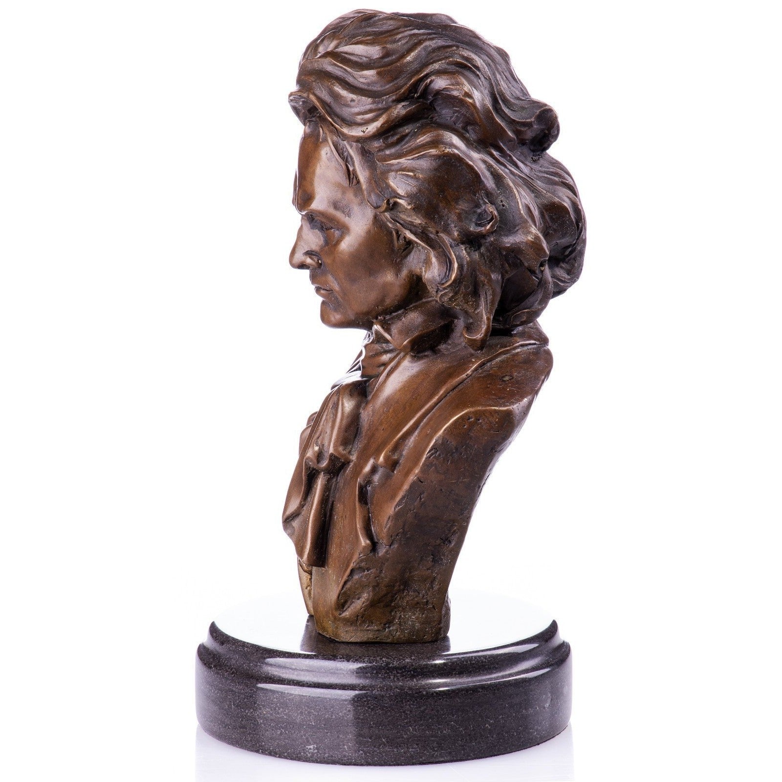 Beethoven Bust Sculpture | Handcrafted Bronze Decor