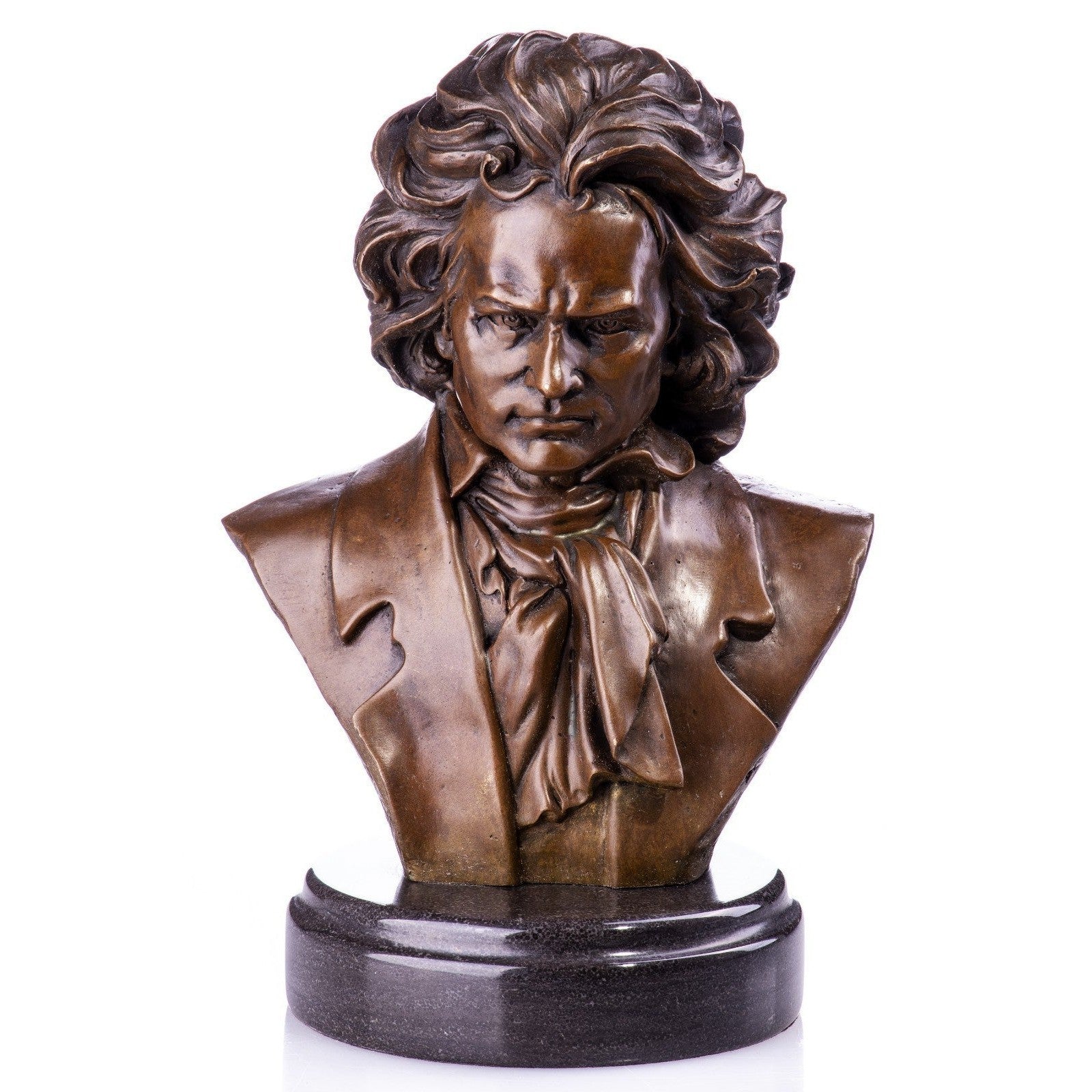 Beethoven Bust Sculpture | Handcrafted Bronze Decor