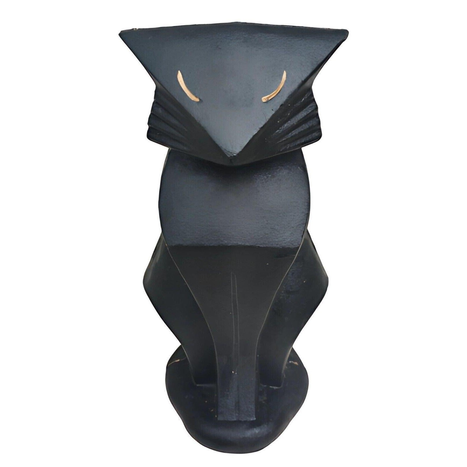Art Deco Owl Sculpture | Handcrafted Bronze Decor