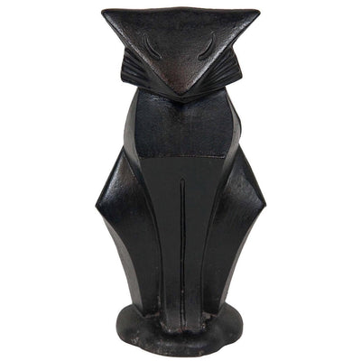 Art Deco Owl Sculpture | Handcrafted Bronze Decor