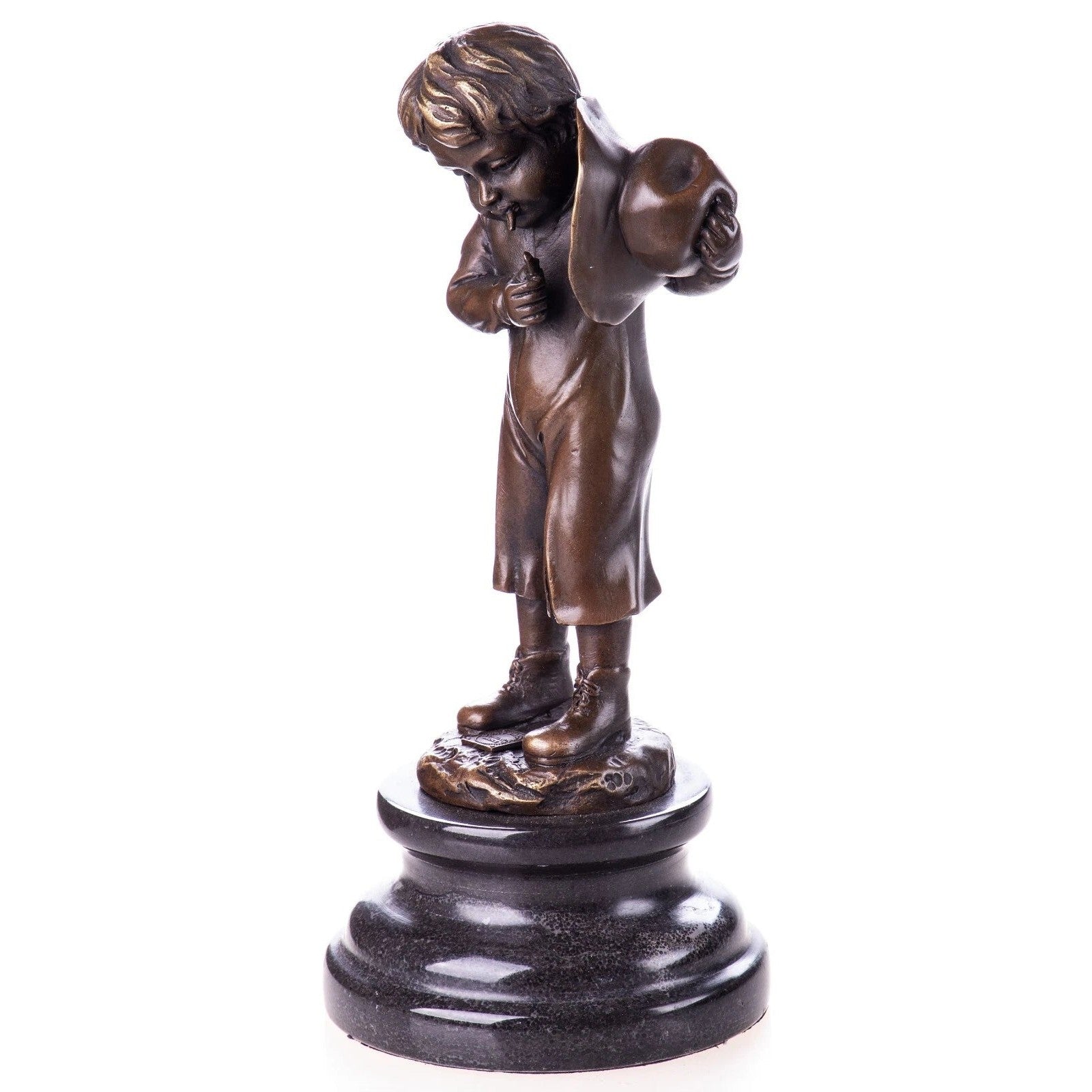 Cherub Angel Figurine | Handcrafted Bronze Decor