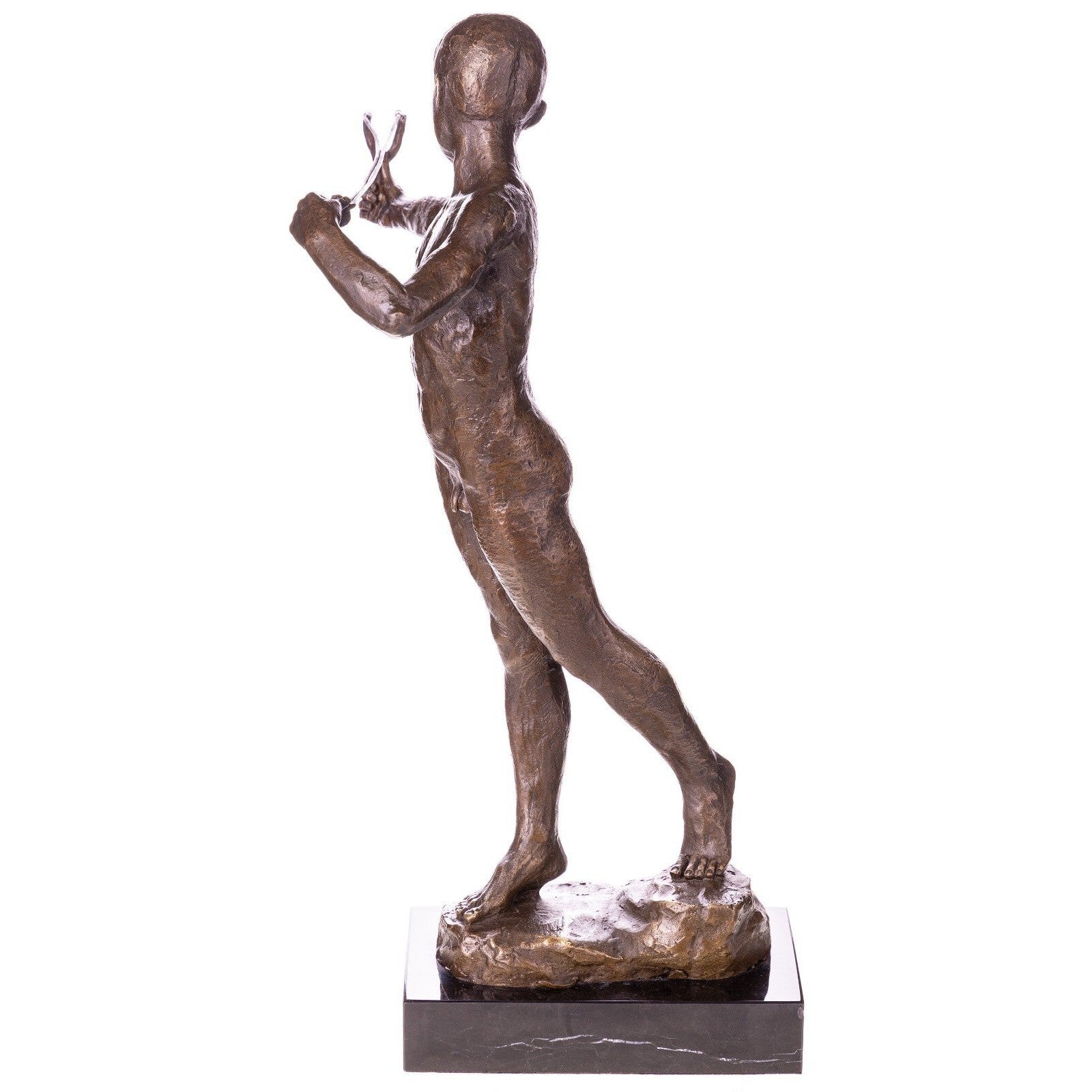 Child Archer Statue | Handcrafted Bronze Decor | Unique Home Accent