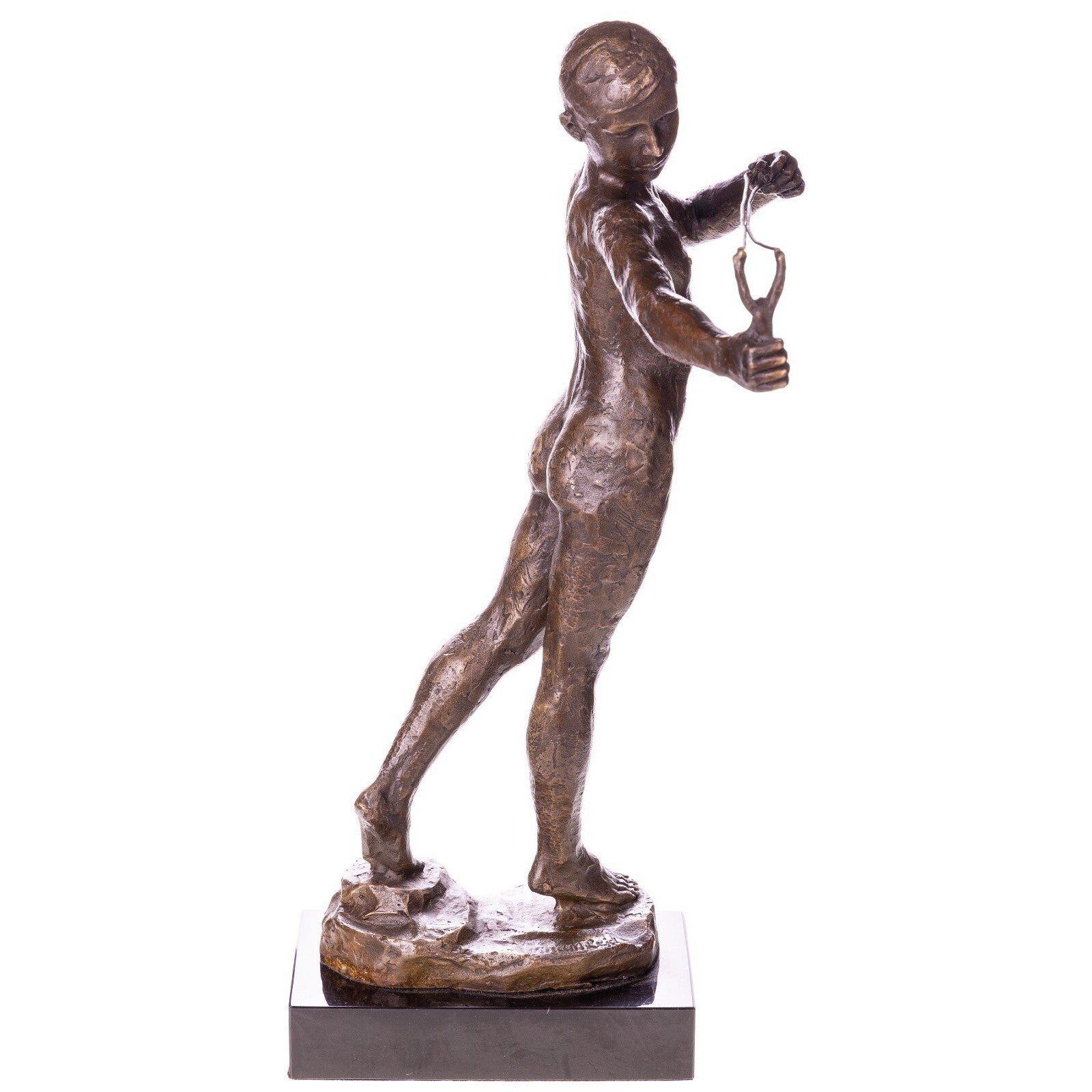 Child Archer Statue | Handcrafted Bronze Decor | Unique Home Accent