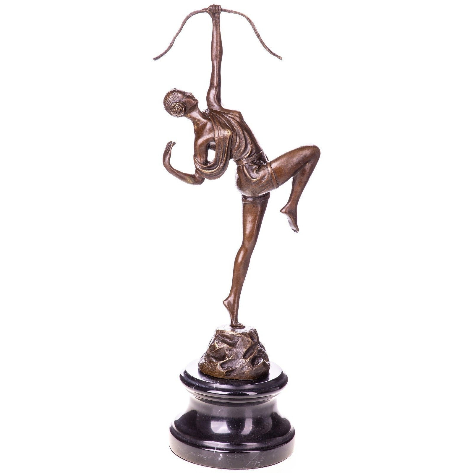 Archer Dancer Sculpture | Handcrafted Bronze Decor