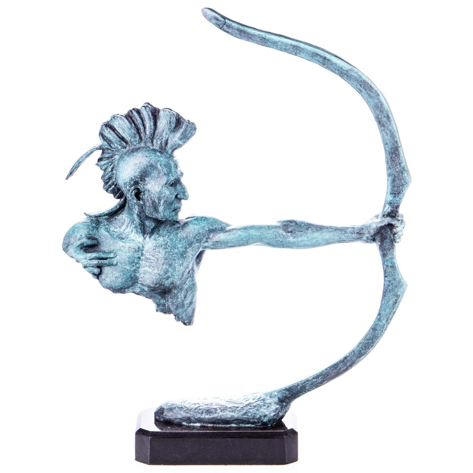 Archer Bust Sculpture | Handcrafted Bronze Decor