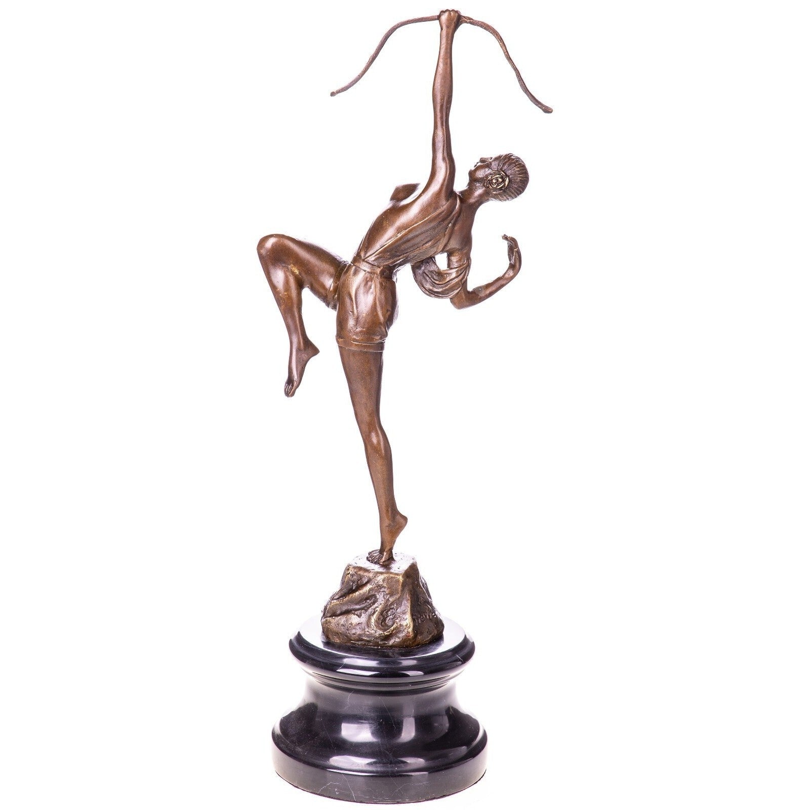 Archer Dancer Sculpture | Handcrafted Bronze Decor