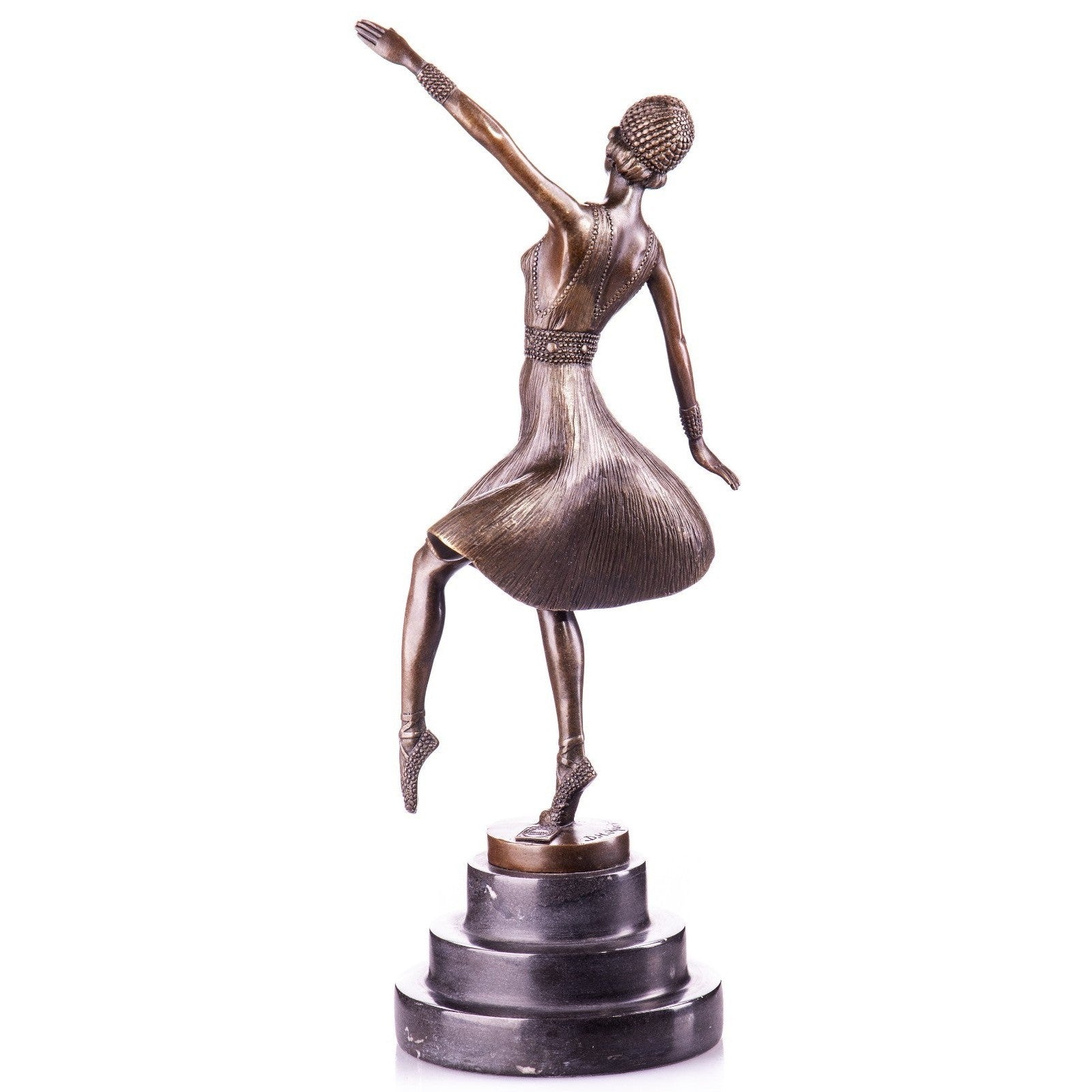Ballet Dancer Sculpture | Handcrafted Bronze Decor