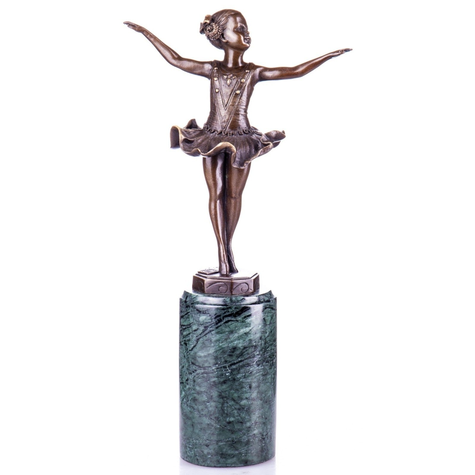 Ballet Dancer Figurine | Handcrafted Bronze Decor
