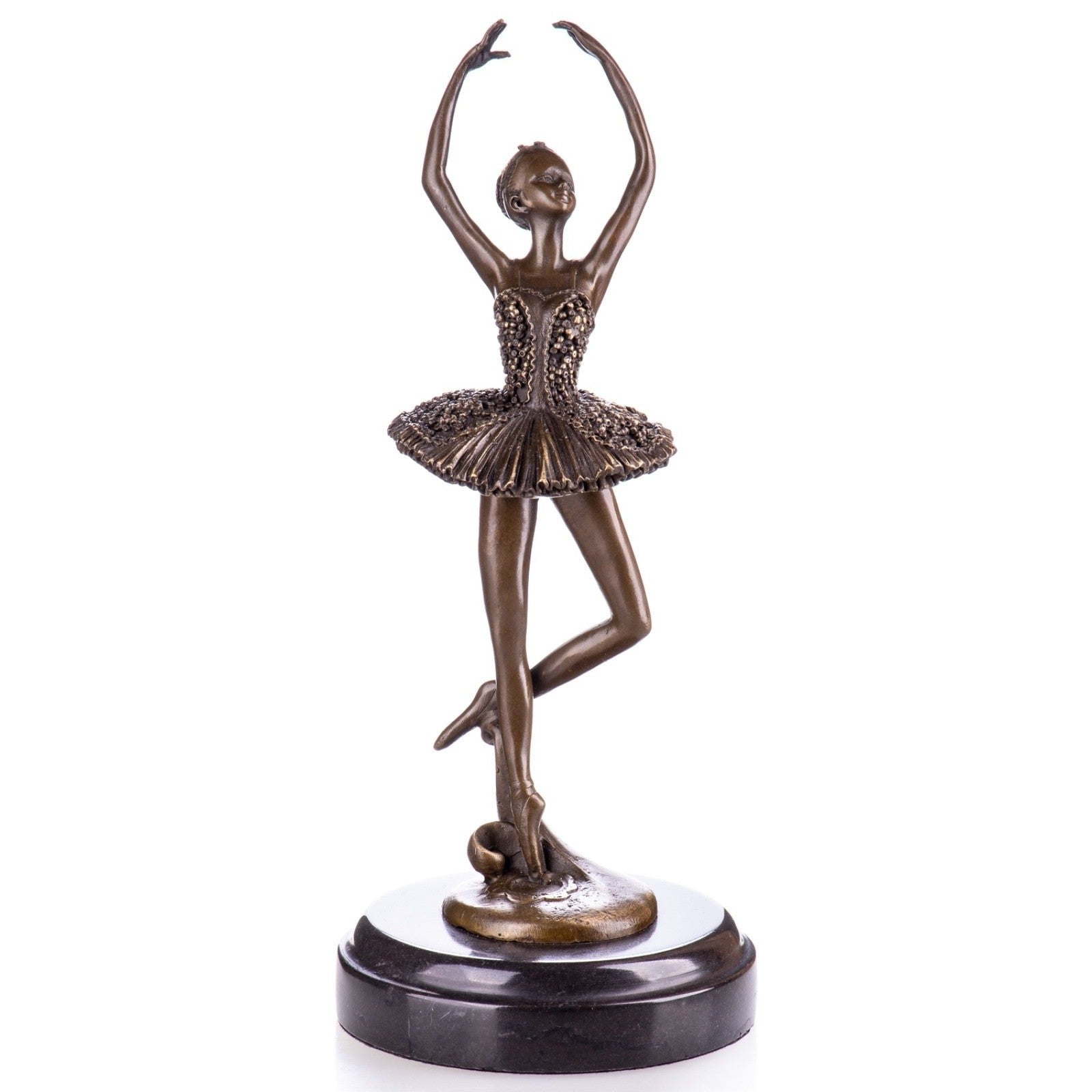 Ballet Dancer Figurine | Handcrafted Bronze Decor