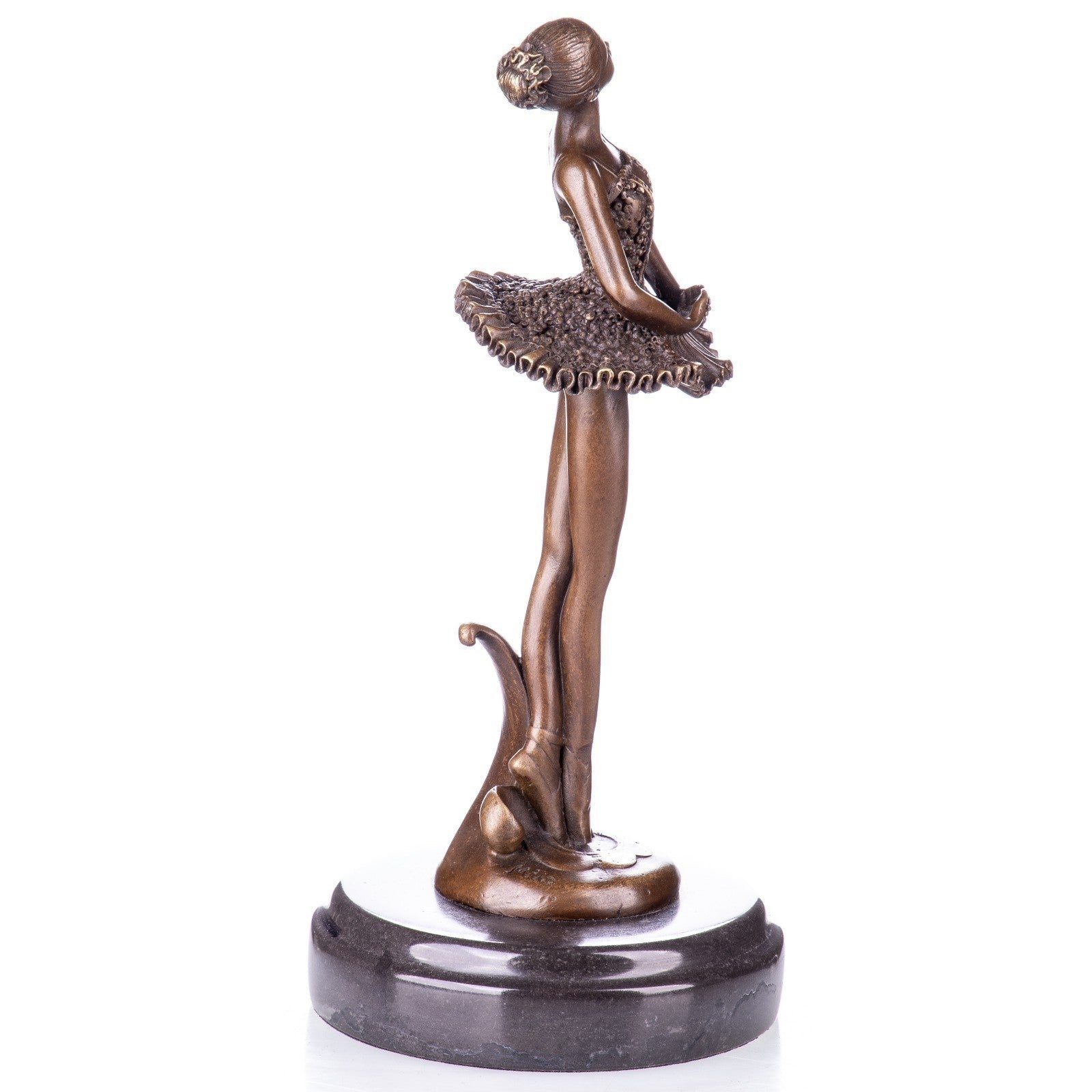 Ballet Dancer Figurine | Handcrafted Bronze Decor