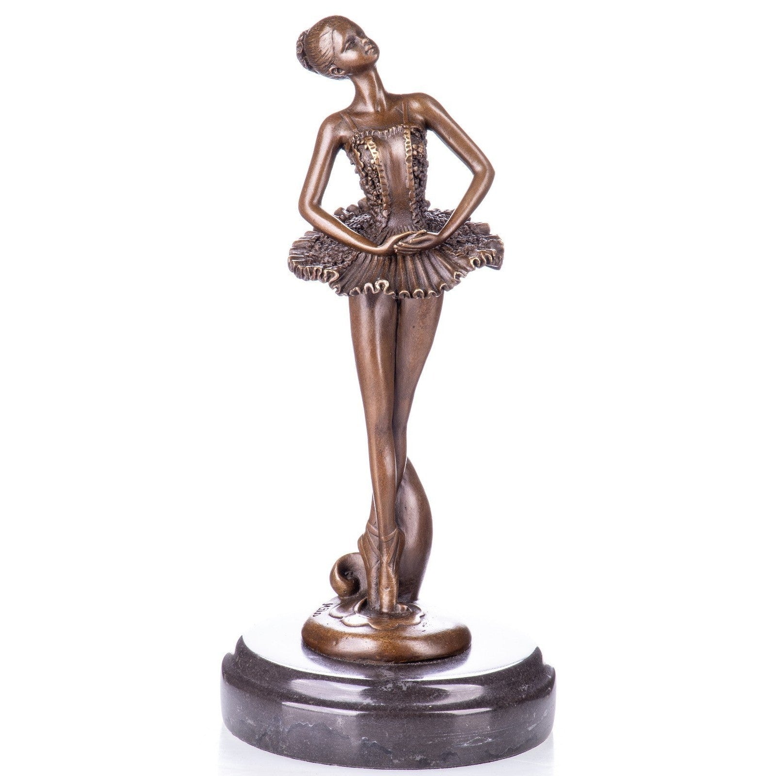 Ballet Dancer Figurine | Handcrafted Bronze Decor