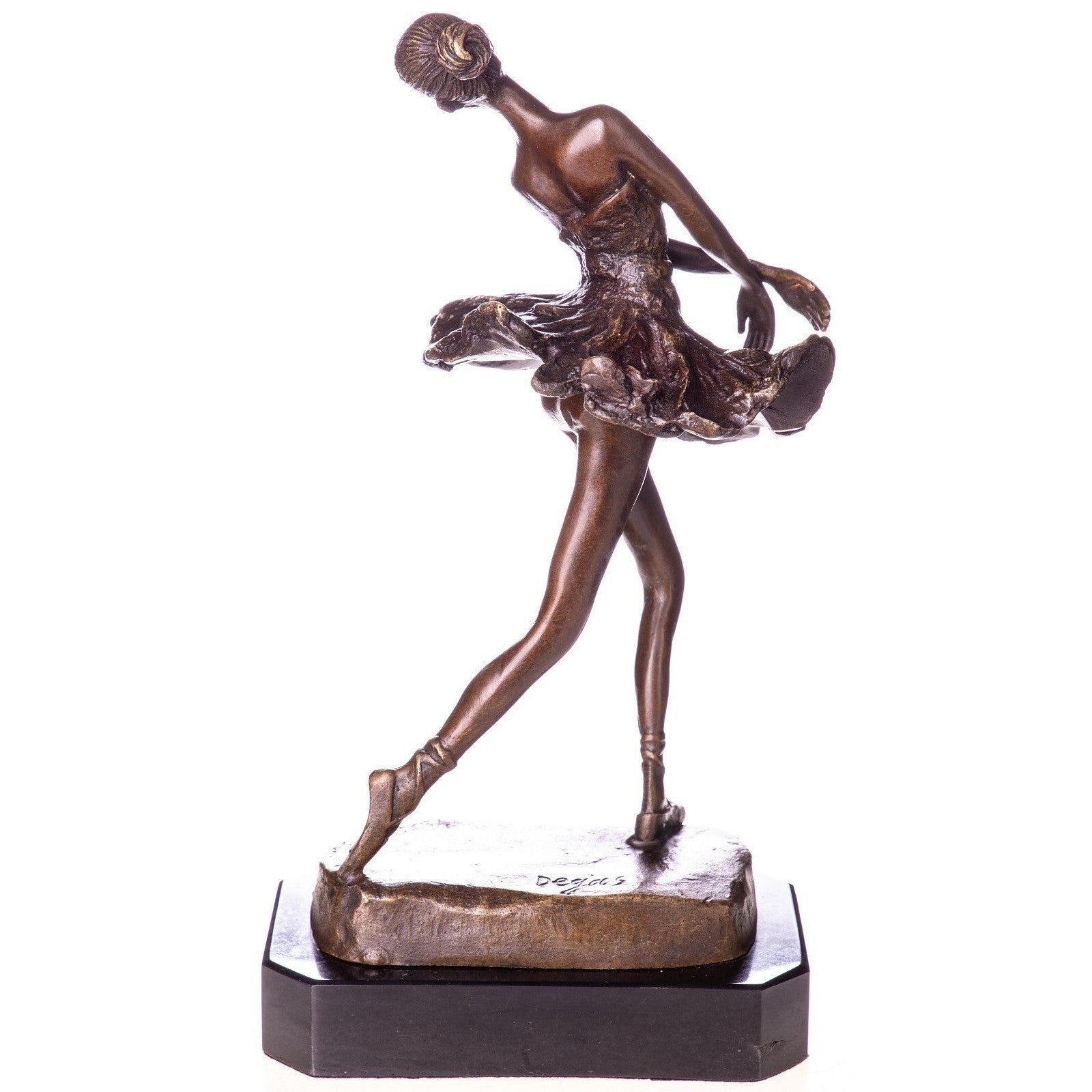 Ballet Dancer Figurine | Handcrafted Bronze Decor