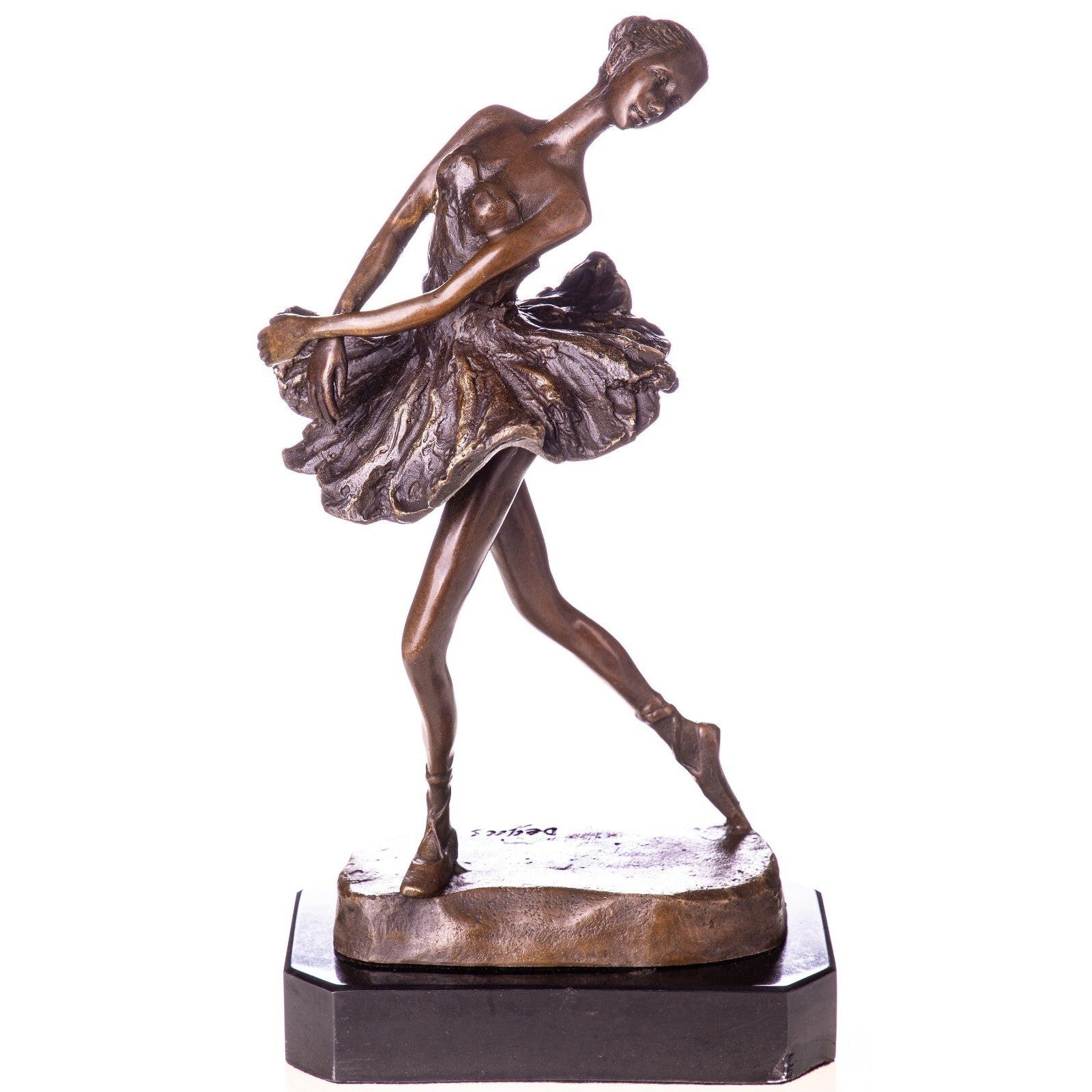 Ballet Dancer Figurine | Handcrafted Bronze Decor