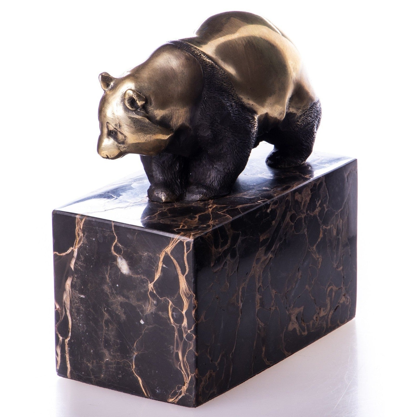 Bear Sculpture | Handcrafted Bronze Decor | Unique Home Accent