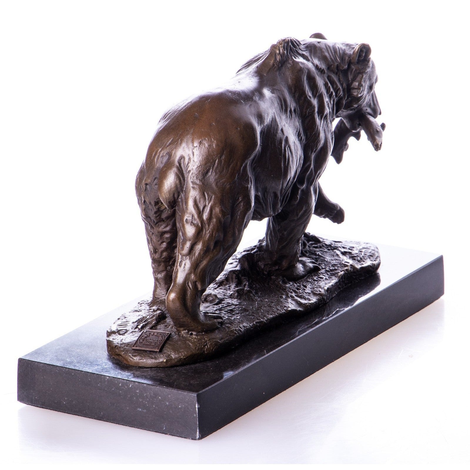 Walking Bear Sculpture | Handcrafted Bronze Decor