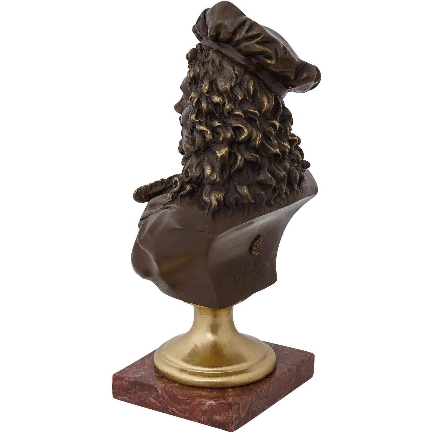 Historical Commander Bust | Handcrafted Bronze Decor