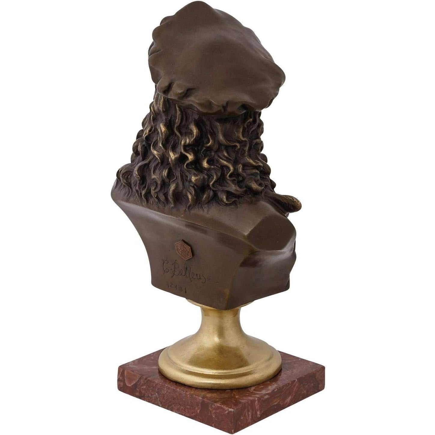 Historical Commander Bust | Handcrafted Bronze Decor
