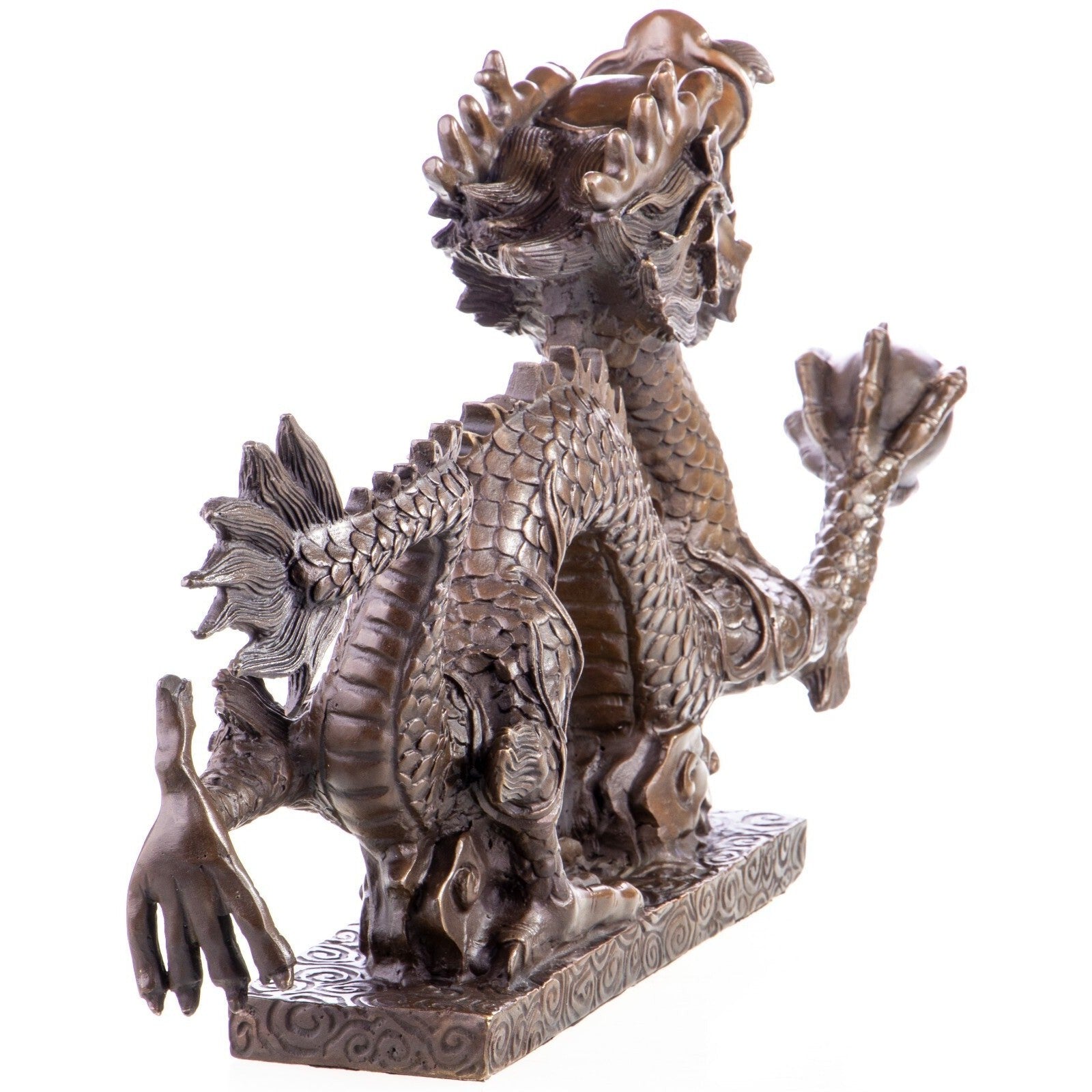 Chinese Dragon Sculpture | Handcrafted Bronze Decor