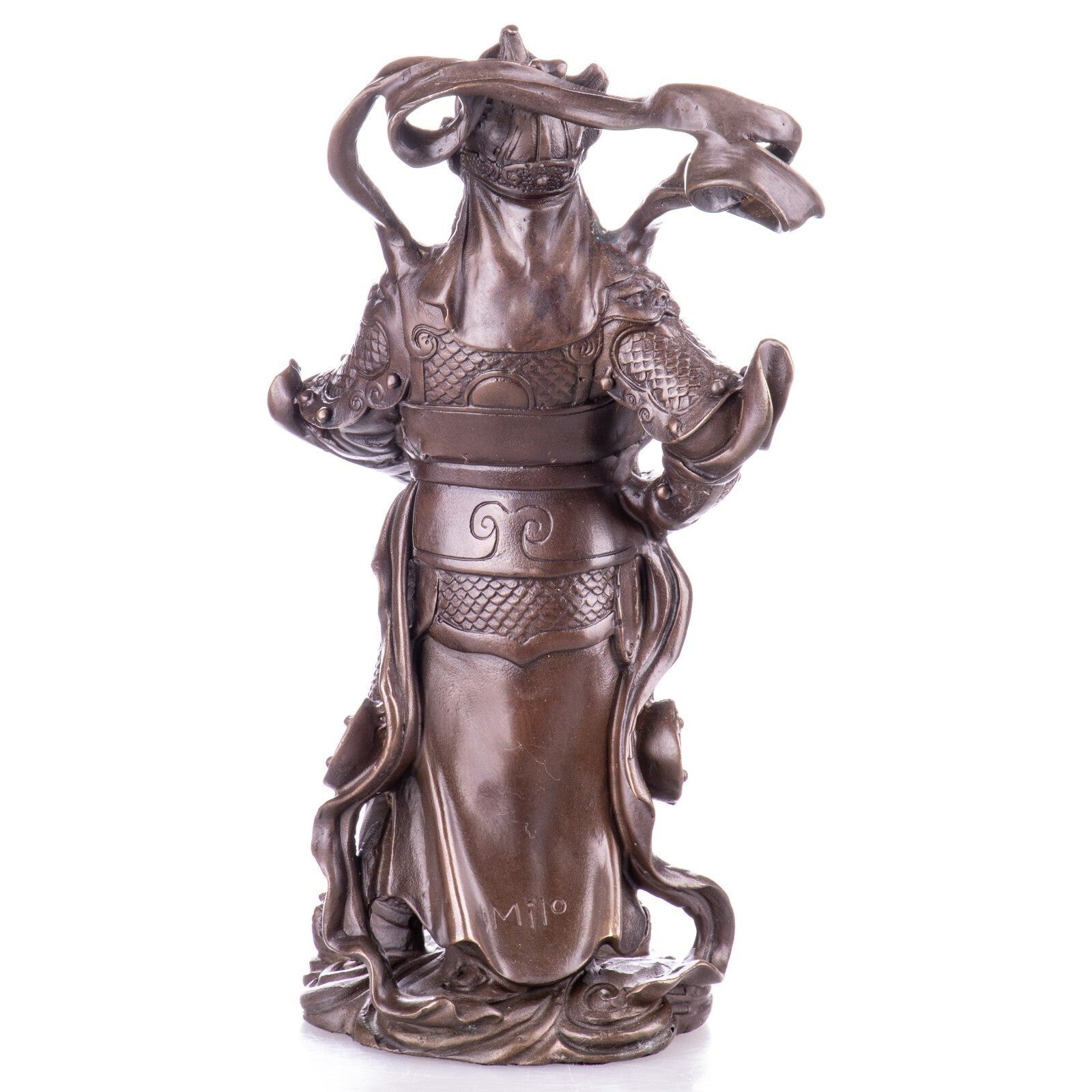 Chinese Warrior Deity Statue | Handcrafted Bronze Decor