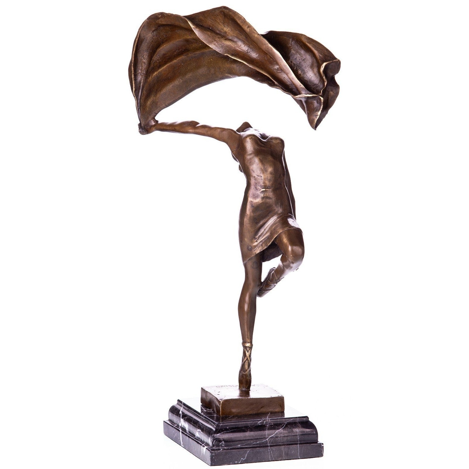 Abstract Dancer Sculpture | Handcrafted Bronze Decor